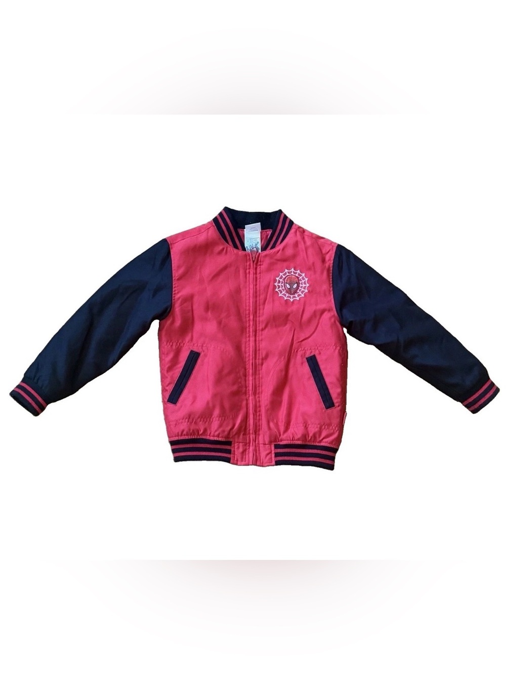 Disney Store Spider-Man Bomber Jacket for Kids Size 5/6 5 6 Years Old